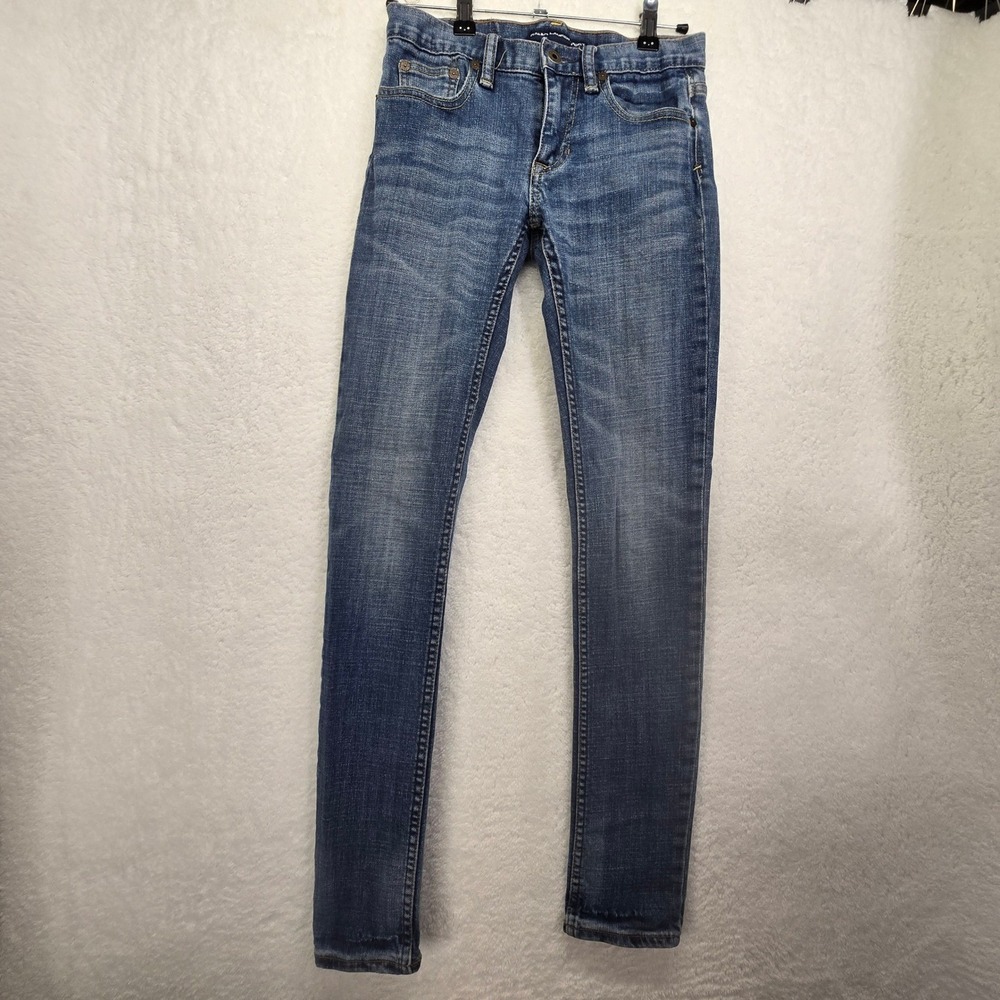 Y2K Ralph Lauren Sport Jeans Thompson 650 Skinny Logo Patch 90S Women 25 26x31
